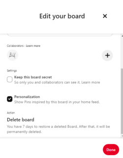 How To Delete A Pinterest Board - BlogItUplife