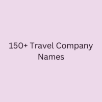 150+ Travel Company Names