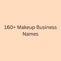 160+ Makeup Business Names